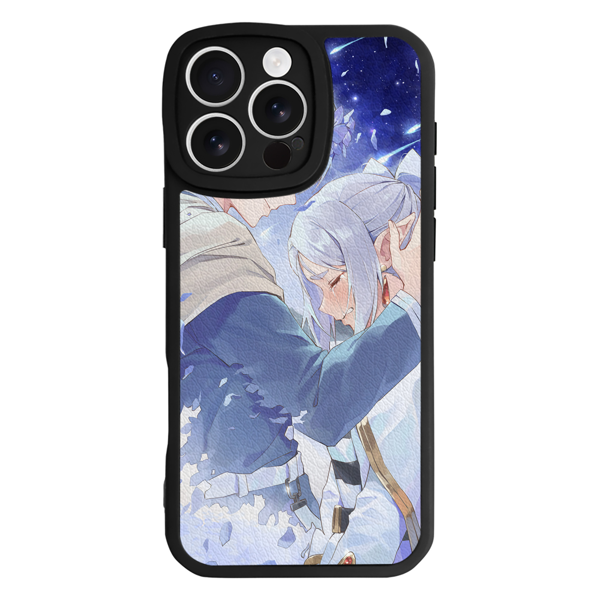 （画像用） 葬送のフリーレン Frieren 【iPhone 16シリーズ対応】シリコンスマホケース（レザー調） 材質：シリコン